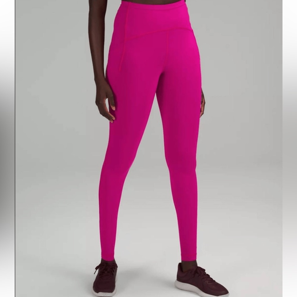 NWT Lululemon Pink Swift Speed Legging 28" Size 4